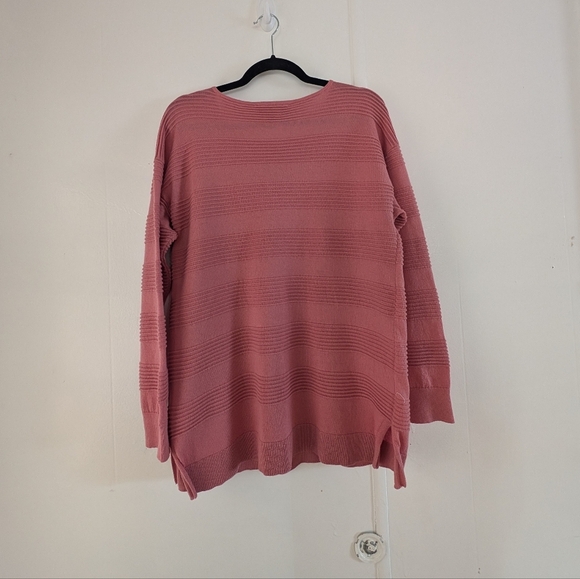 Michael Kors Pink Versatile Aesthetic Sweater Loose Fit Size M Longsleeve - Picture 7 of 8